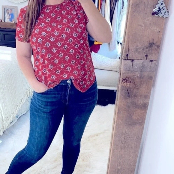 LOFT floral top size medium - Picture 1 of 6